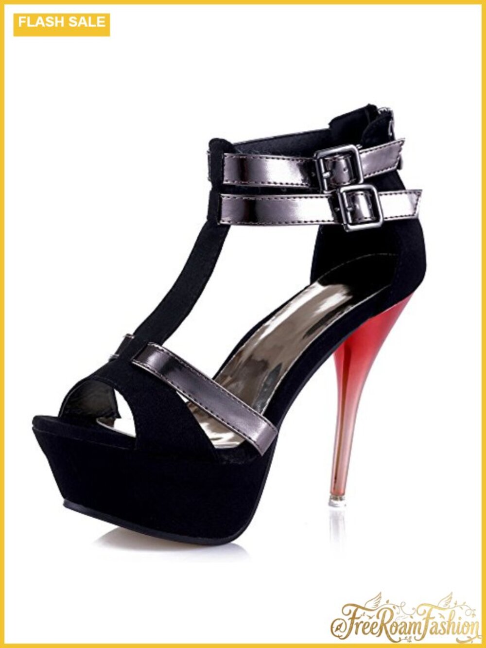 Open Toe Platform High Heel Strappy Pump Prom Party Formal